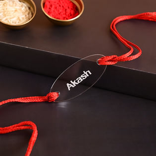 Acrylic Name Rakhi