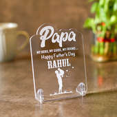 Acrylic Fathers Day Table Top