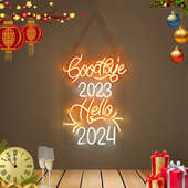 Acrylic Led Neon Sign For New Year Gift