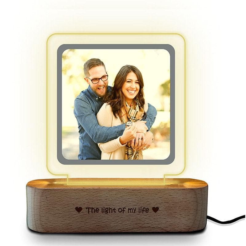 Custom Acrylic Line Art Photo Lamp