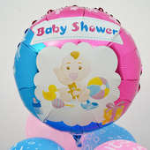 Adorable Baby Shower Foil Balloon:Baby Shower Foil Balloon