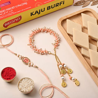 Adorable Bhaiya Bhabhi Rakhis With Kaju Burfi