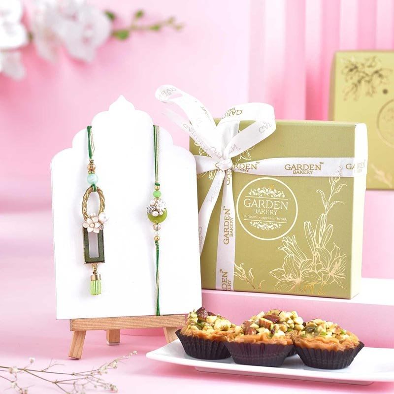 Adorable Bhaiya Bhabhi Rakhis With Mini Baklawas