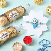 Doraemon Kids Rakhi With Ferrero Rocher