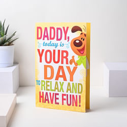 Adorable Fathers Day Greeting Card