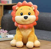 Adorable Fluffy Lion Plush