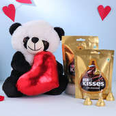Adorable Love Panda N Chocolates