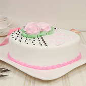Adorable Mothers Day Cake Side View