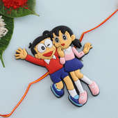 Adorable Nobita N Shizuka Kids Rakhi-UK