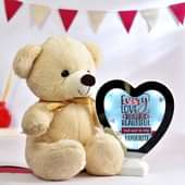 Adorable Teddy N Customised Magic Mirror