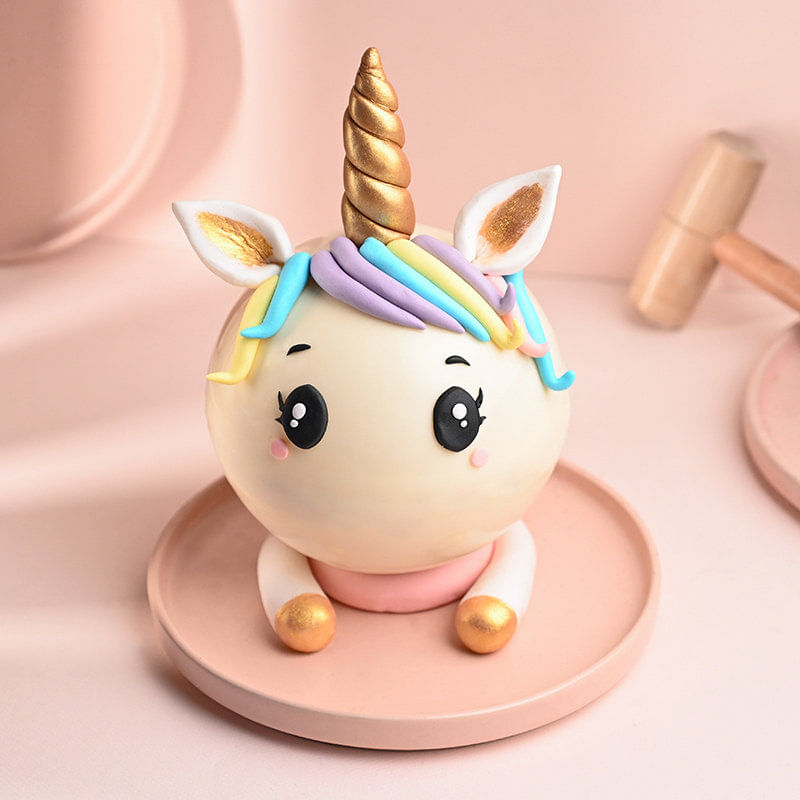 Adorable Unicorn Pinata Cake