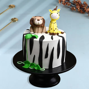 Adorable Wildlife Cake