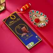 Adorned Ganesha Thali With Chocolate