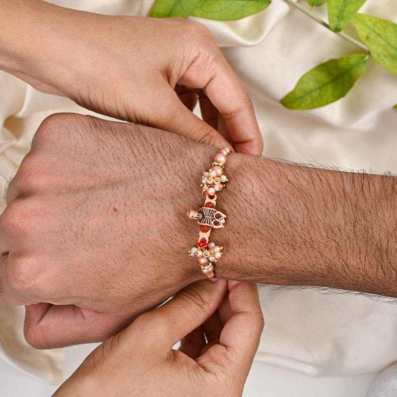 Aesthetic Damru Rakhi