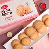 Send Designer Rakhi Online in India - Ajwain Cookies With Three Designer Rakhis