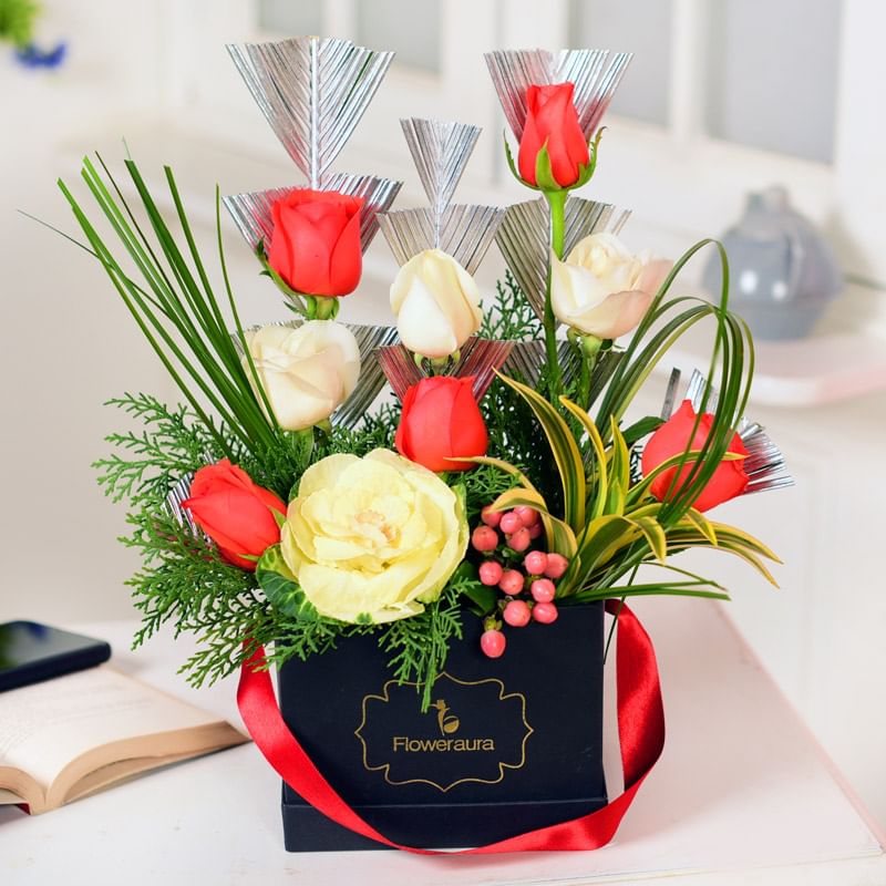 All in Love Mixed Color Roses
