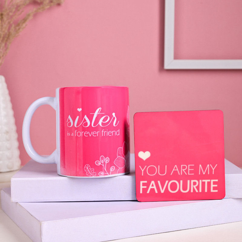 Sister Love gift Mug with customised Dairy