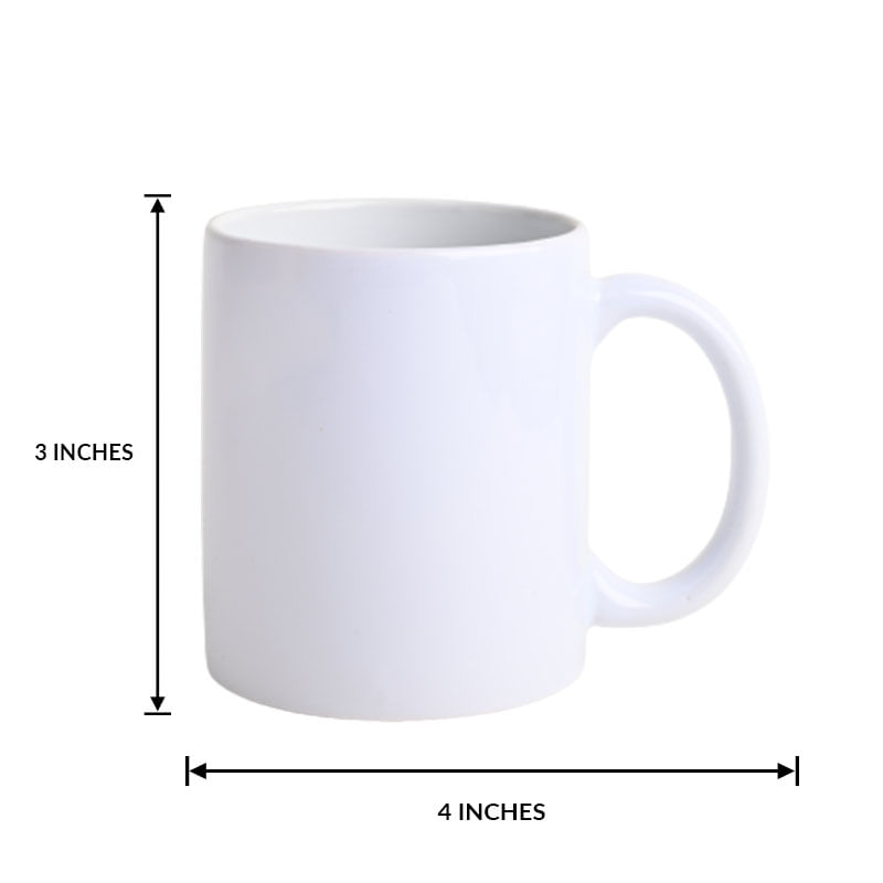 Measurement View of Christmas Theme Mug