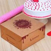 Heart Cake With Box Online
