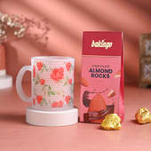 Almond Rocks N Frosted Glass Mug Duo