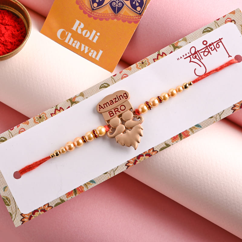 Designer Rakhi Online in India with Free Delivery 2- Rakhi Full view
