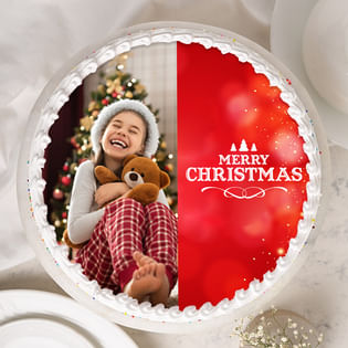 Christmas Photo Cake