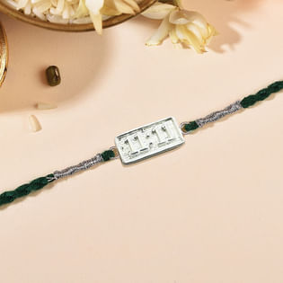 Angel Number 925 Sterling Silver Rakhi