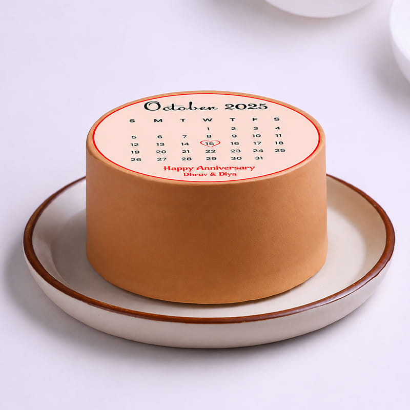 Anniversary Date Choco Bento Cake