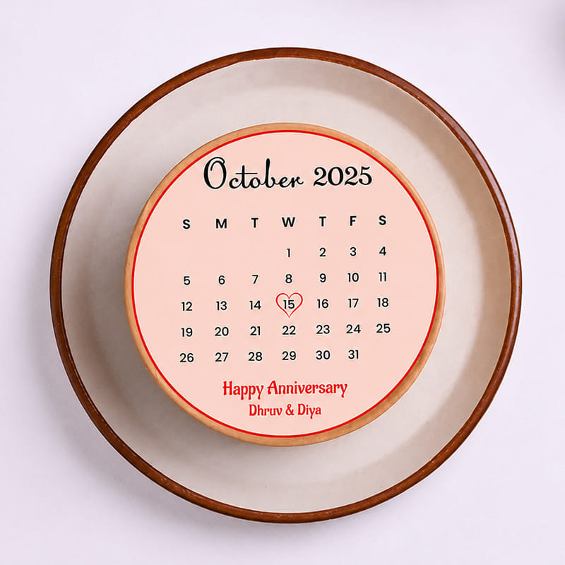 Anniversary Date Choco Bento Cake