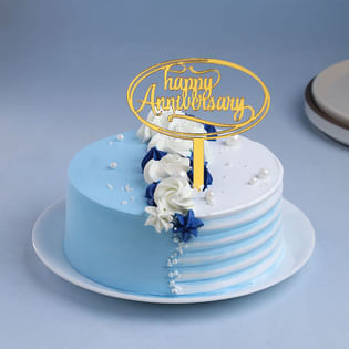 Anniversary Delight Vanilla Cake