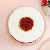 White N Red Happy Marriage Anniversary Cake