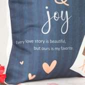 Personalised Custom Cushion - Anniversary Gift