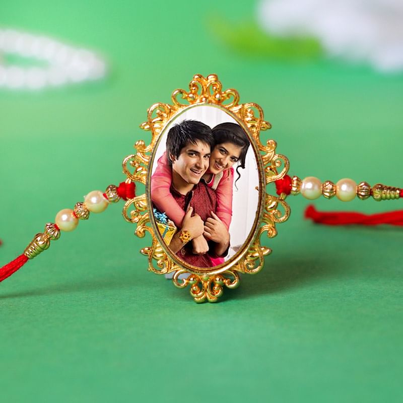 Antique Customised Rakhi for Bhai