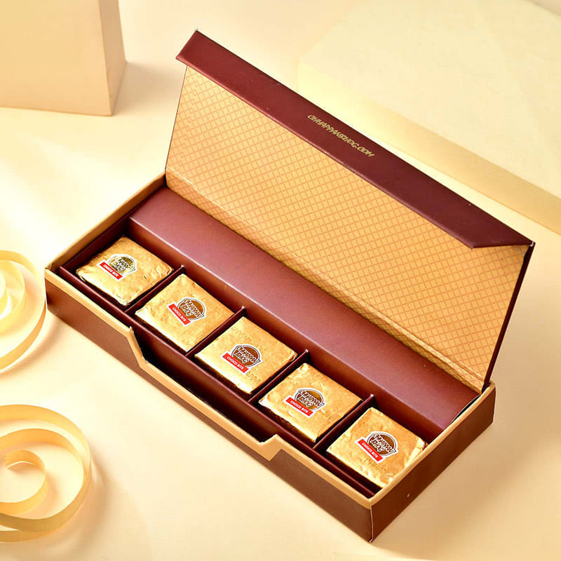Antique Enamel Rakhi With Chocobite