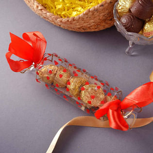 Handmade chocolate toffeee flavours