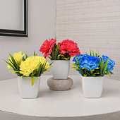 Buy Artificial Mini Potted Plant Trio Online