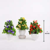Height  of Artificial Multicolor Shrub Set Online