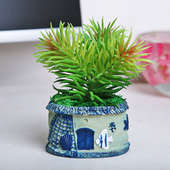 Buy Artificial Plant Online In Fish Hut Vase