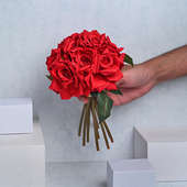 Send Artificial Rose Blossom Bunch Online 
