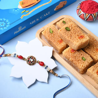 Artisanal Rakhi And Milk Cake to USA