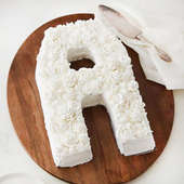 Alphabet A Designer Cake