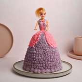 Artistic Barbie Cake