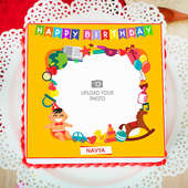 Kids Birthday Photo Cake Online Delivery