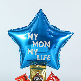 Assorted Choco Box N Star Balloon For Mom