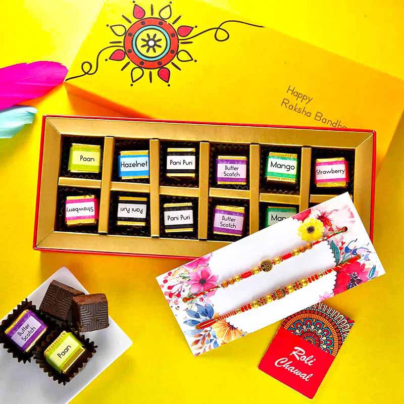Assorted Choco Rakhis Set