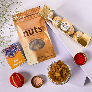 Bhai Dooj Choco N Thali Hamper online