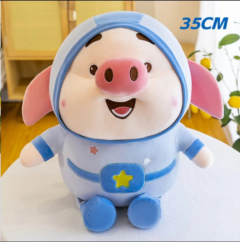 Astronaut Piggy Soft Toy