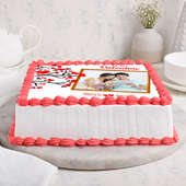 valentine special photo cake - Zoom View
