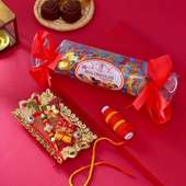 Auspicious Bhai Dooj Thali With Assorted Chocolates