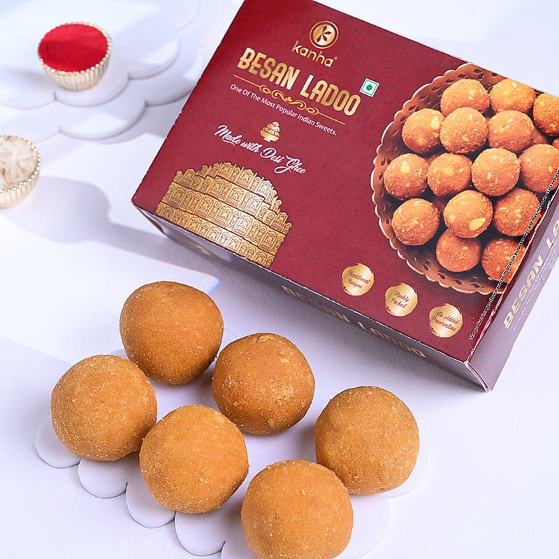 Auspicious Ganesha Rakhi With Gourmet Treats
